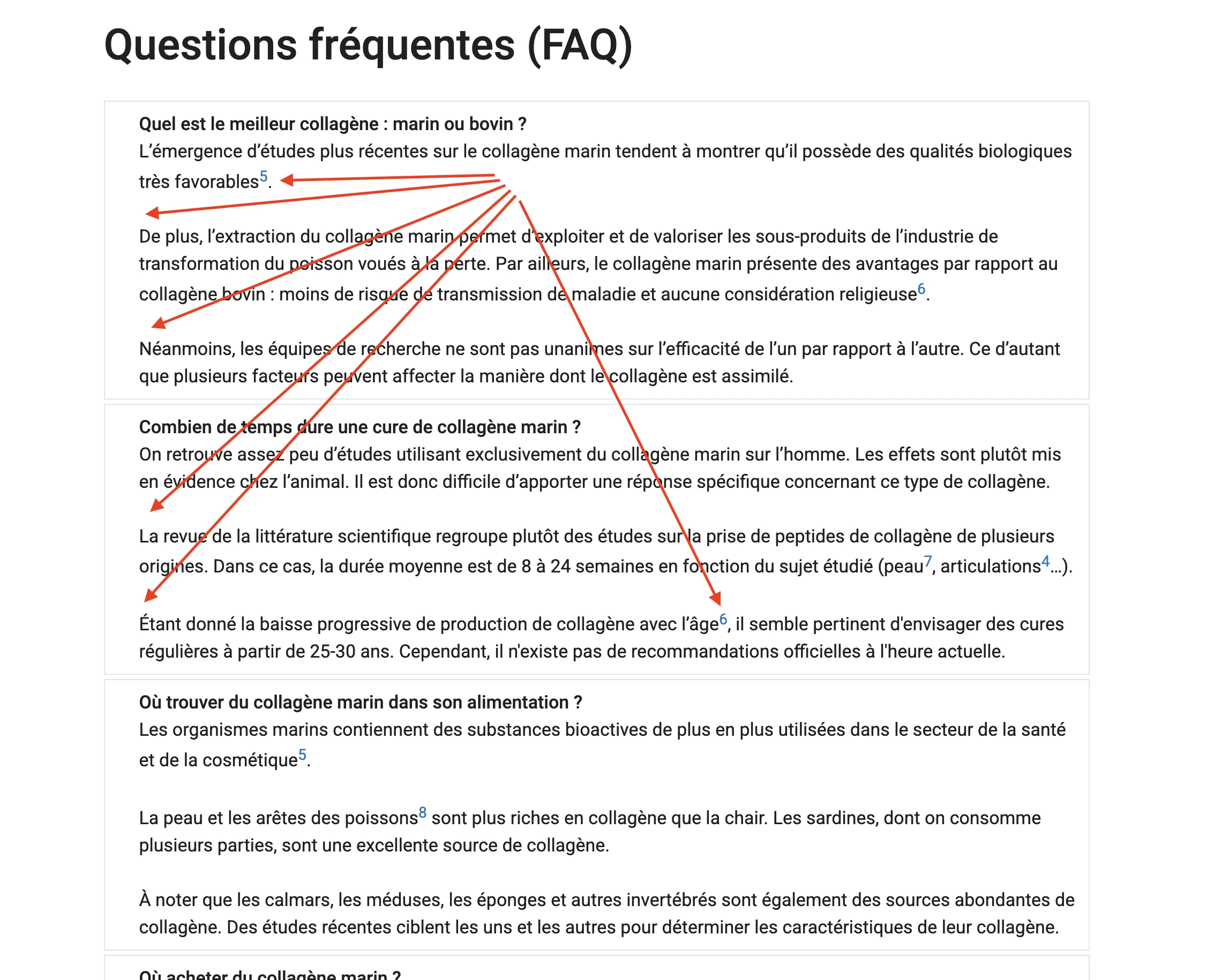 Yoast FAQ-Block mit HTML-Tags